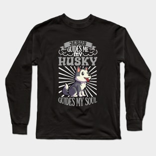 Jesus and my Siberian Husky Long Sleeve T-Shirt